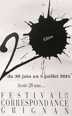 Correspondance Grignan 2015