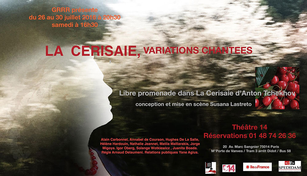 La Cerisaie, variations chantées